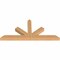 Ekena Millwork Saratoga Timber Gable Bracket, Western Red Cedar, 84"W x 38"H x 5 1/2"D x 5 1/2"F, 11/12 Pitch GBW084X38X0606SAR00SWR - alternate 3